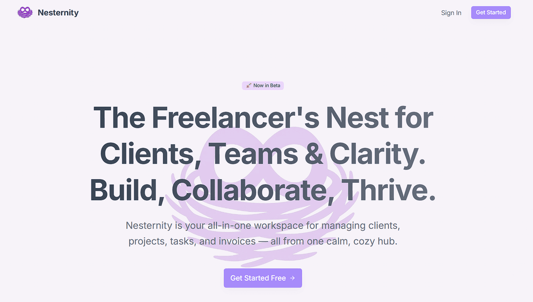 Nesternity - The Calmest CRM